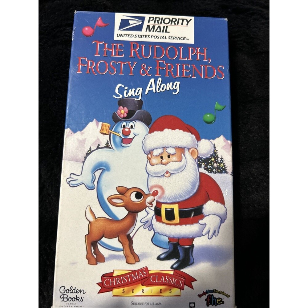 Rare USPS (VHS) The Rudolph, Frosty & Friends Sing Along